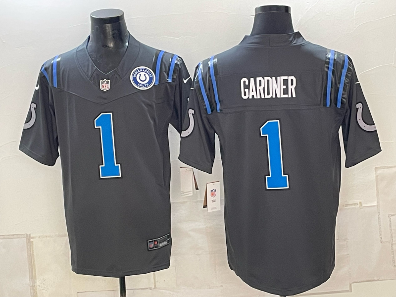 Men 2026 Indianapolis Colts #1 Gardner grey Limited Nike NFL Jersey 0918002